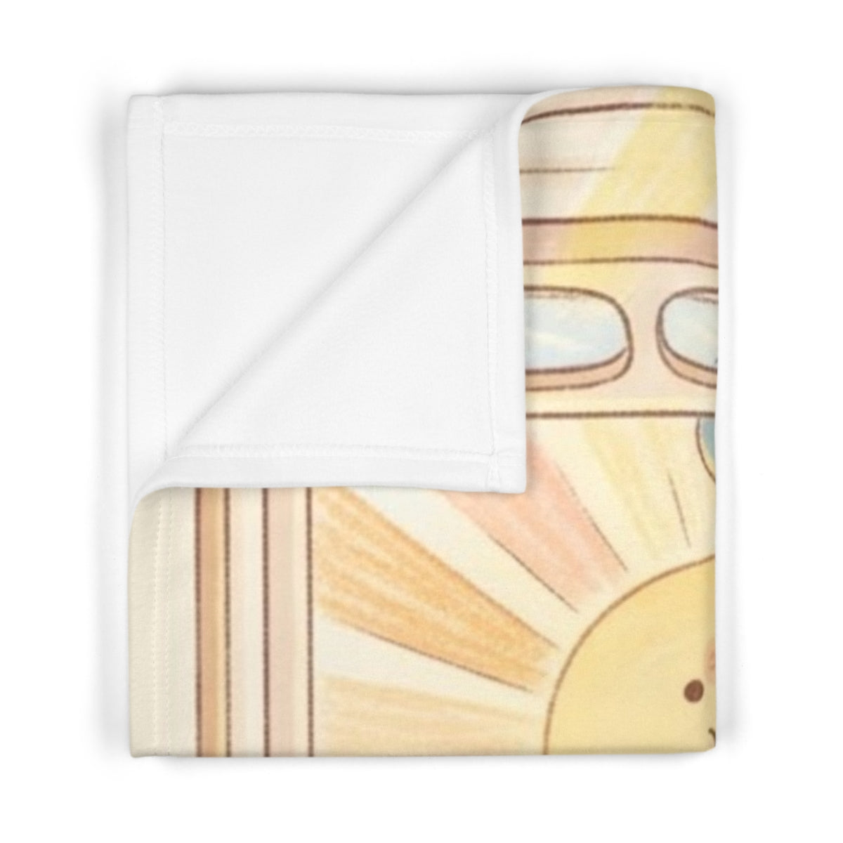 Soft Fleece Baby Blanket - Golden Sunshine Nursery Art Print...