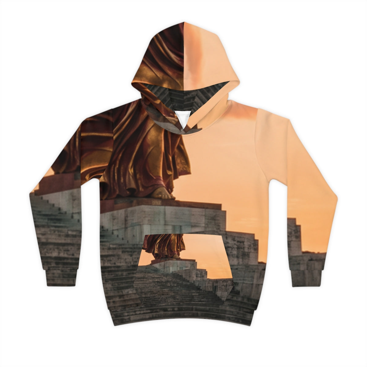 Kids Winged Victory Classical Monument Hoodie