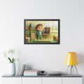 Framed Horizontal Poster - School Days — Black (14×11... |...