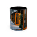 Accent Coffee Mug - Urban Glow Walkway | Echovira Gallery