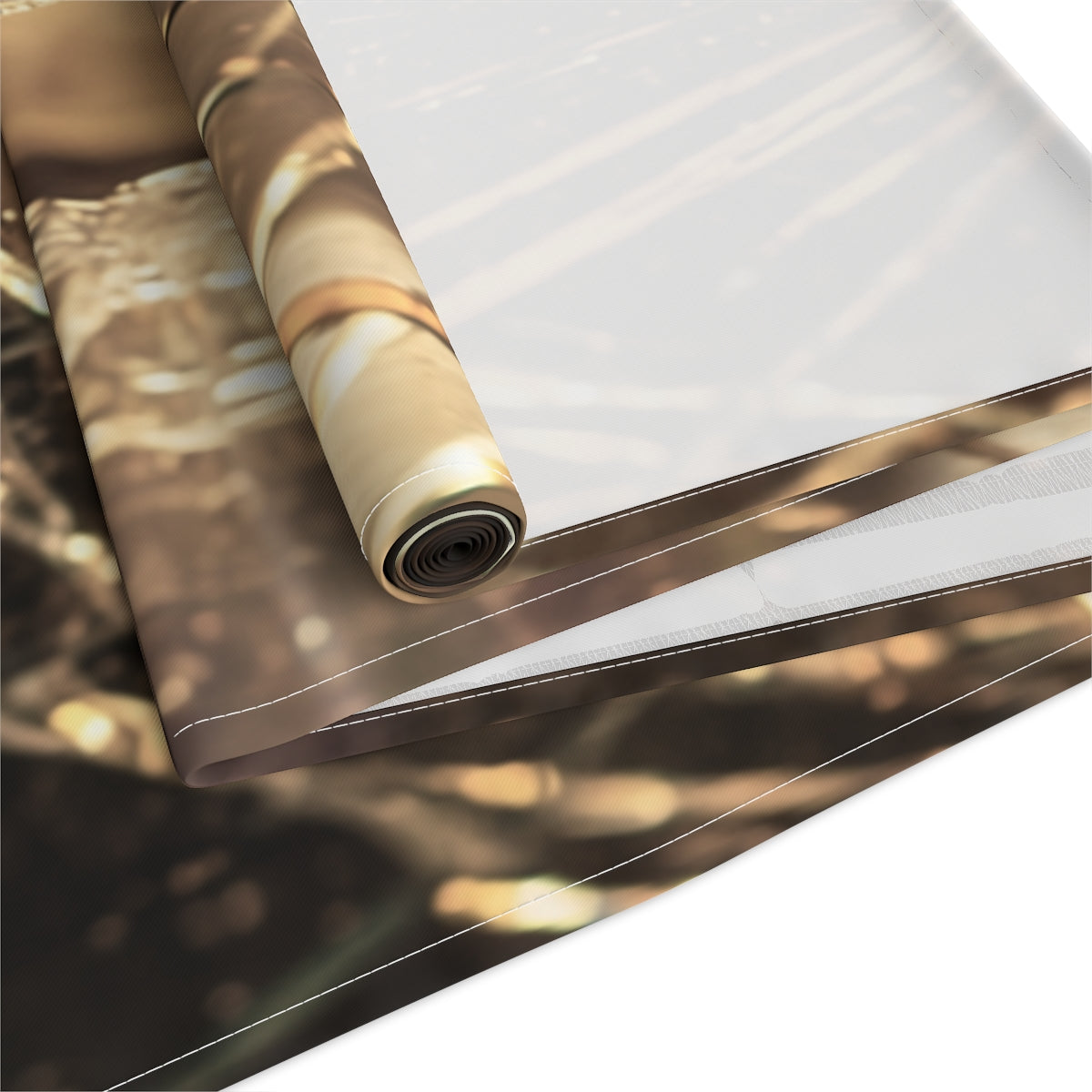 Table Runner - Cinematic Amber Glow