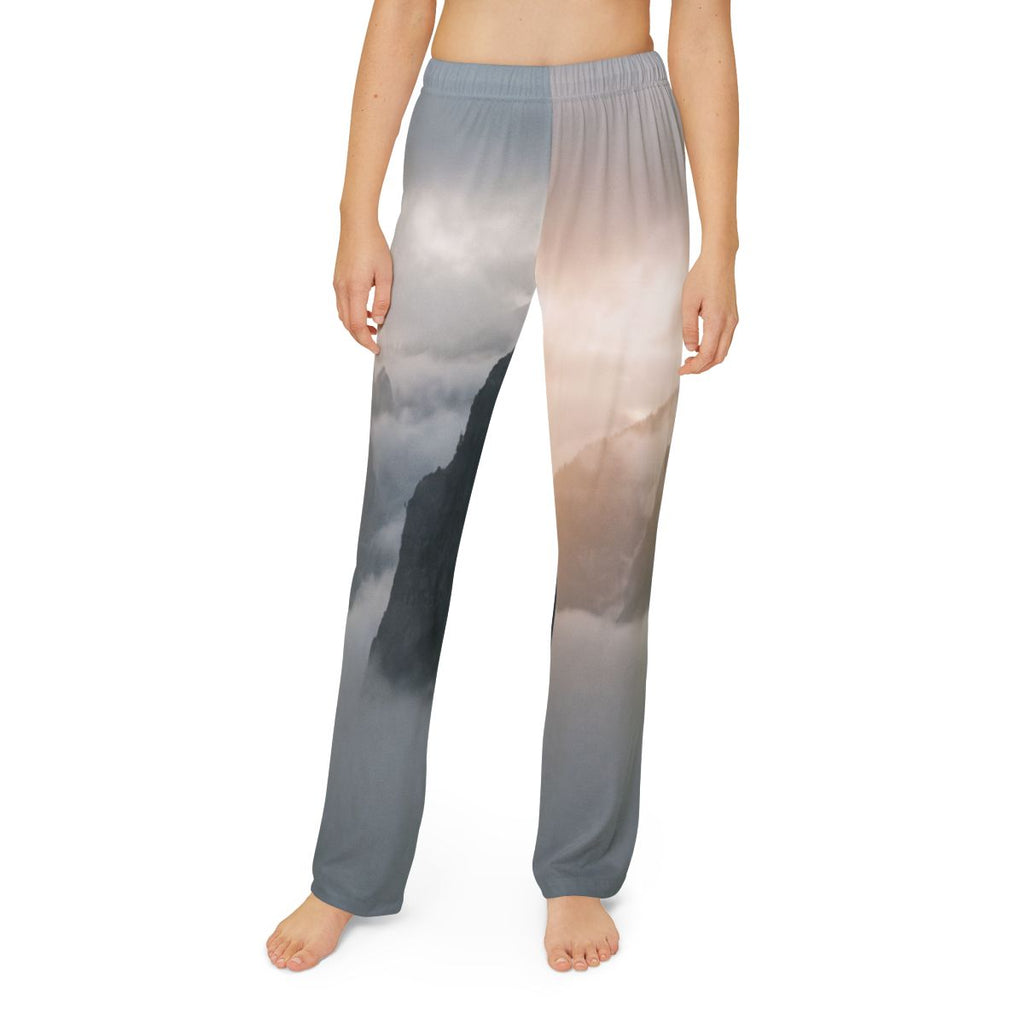 Kids Foggy Mountain Golden Moon Lounge Pants