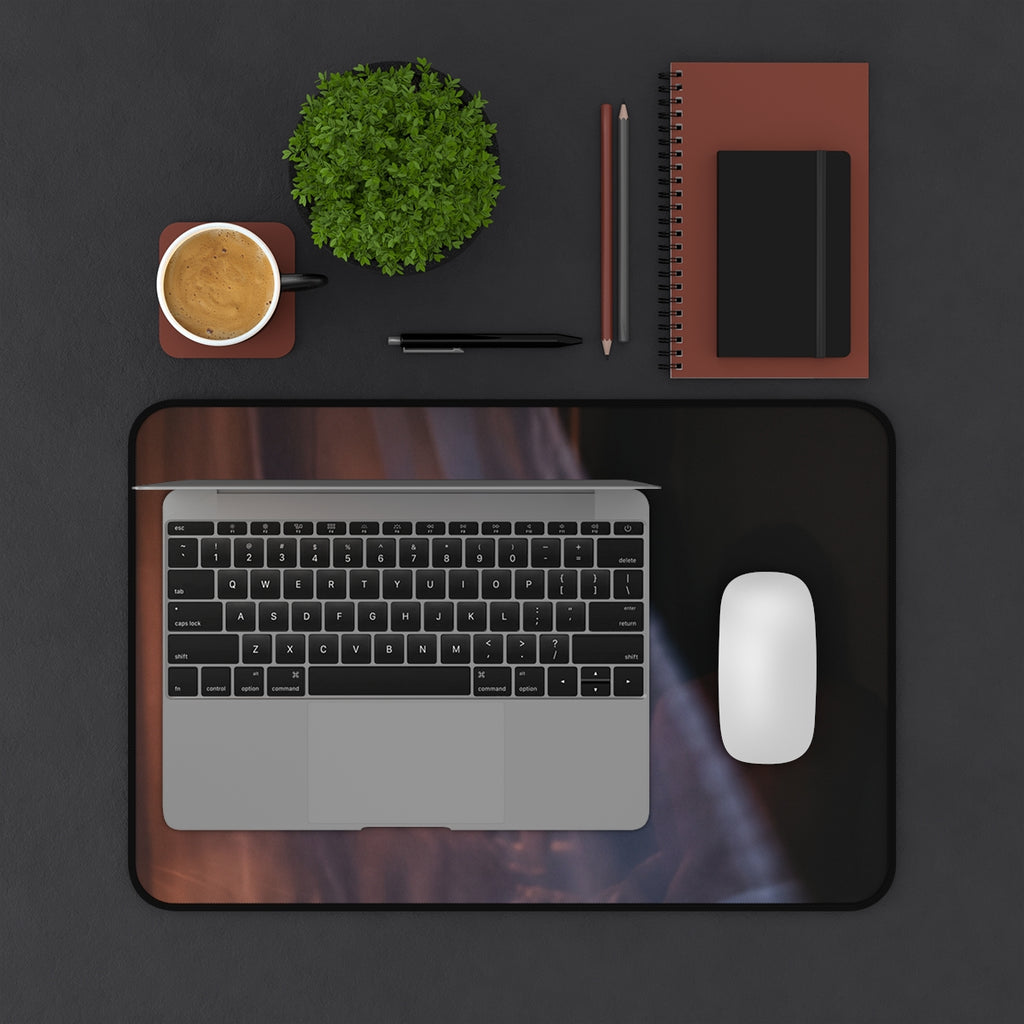 Desk Mat - Midnight Wind Shadowed Bedroom Art | Echovira...
