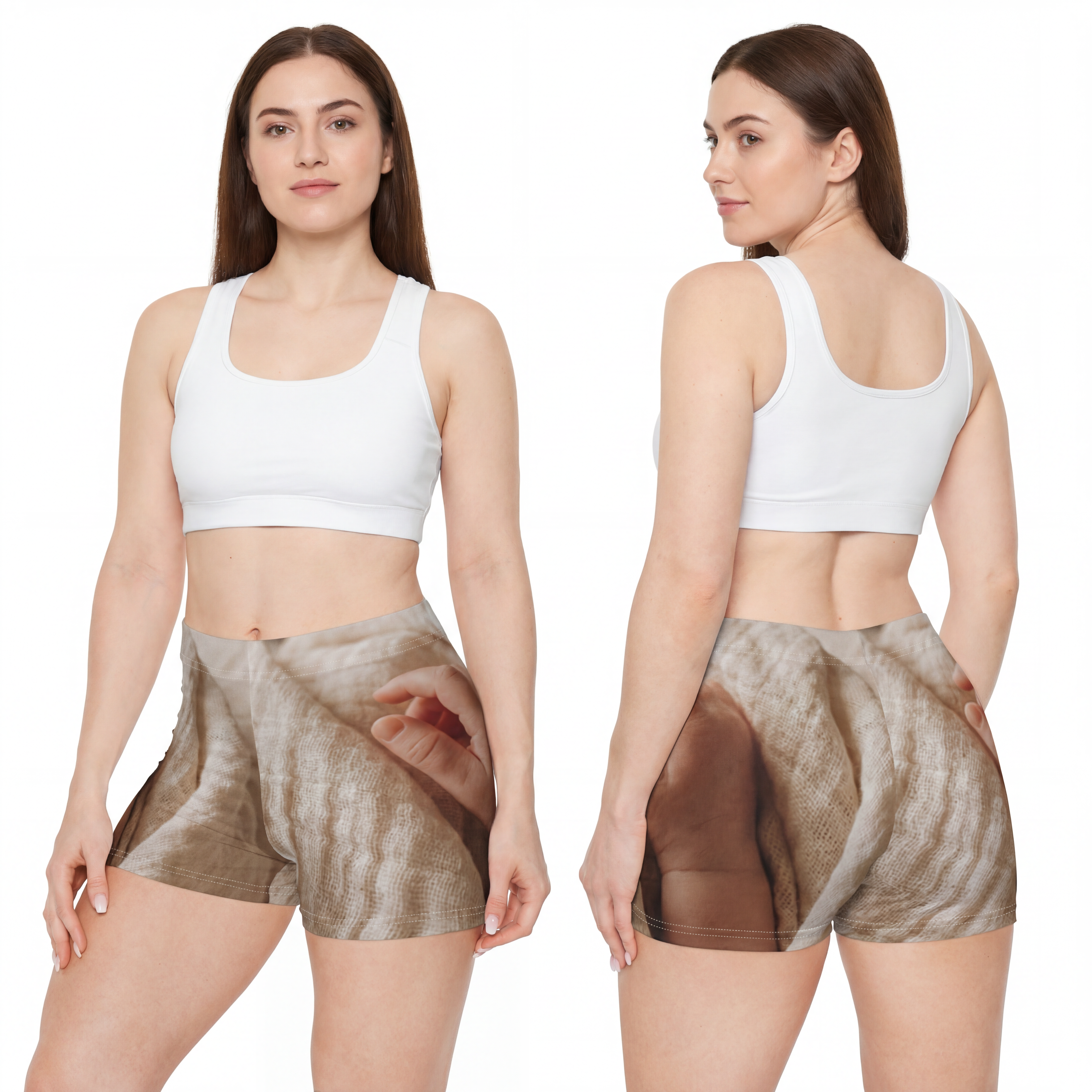 Women's Shorts - Boho Neutral Leisure