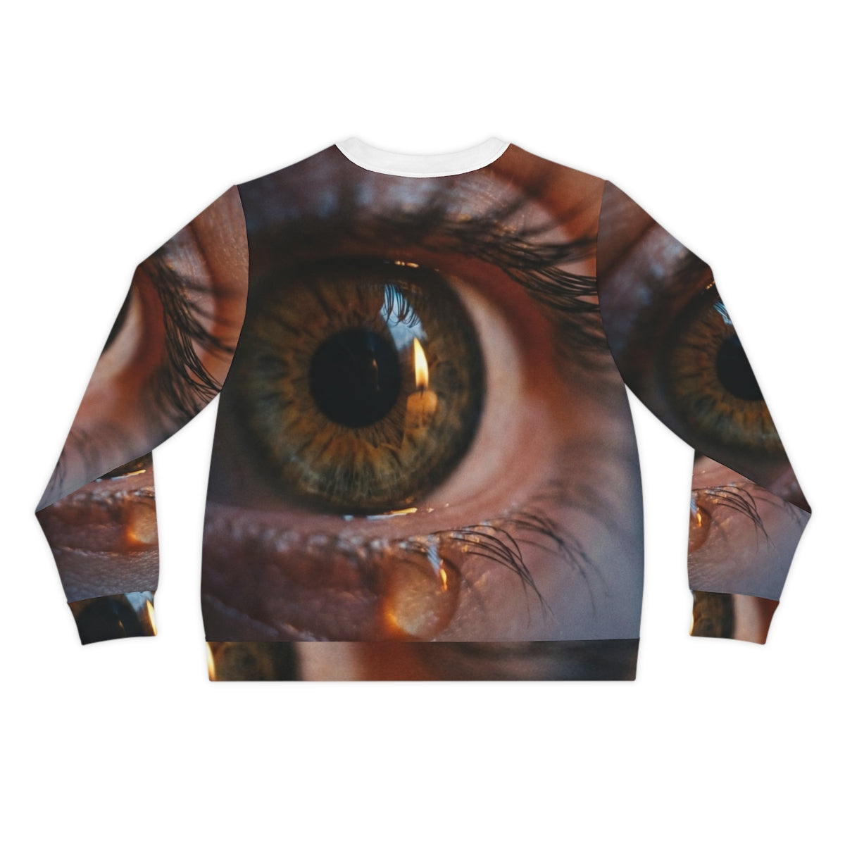 Men's Lightweight Sweatshirt - Amber Iris Reflection Fine......