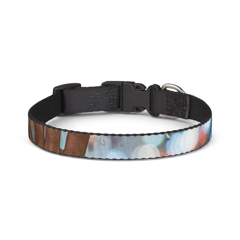 Rainy Window City Art Clip-on Pet Collar
