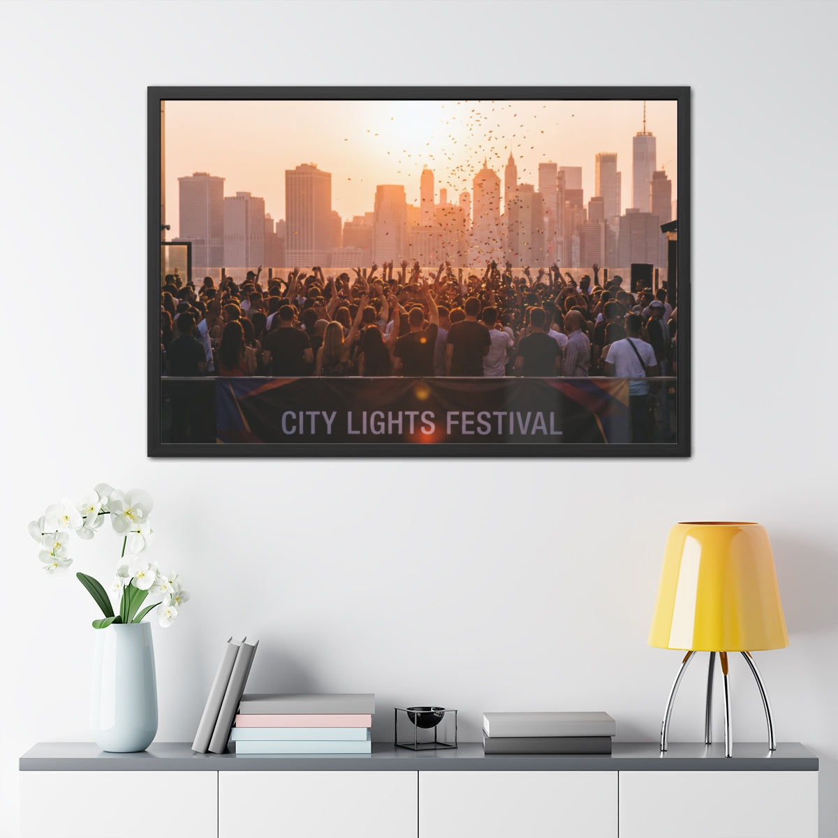 Framed Poster - City Lights Festival (10×8, 12×8, 11×9... |...
