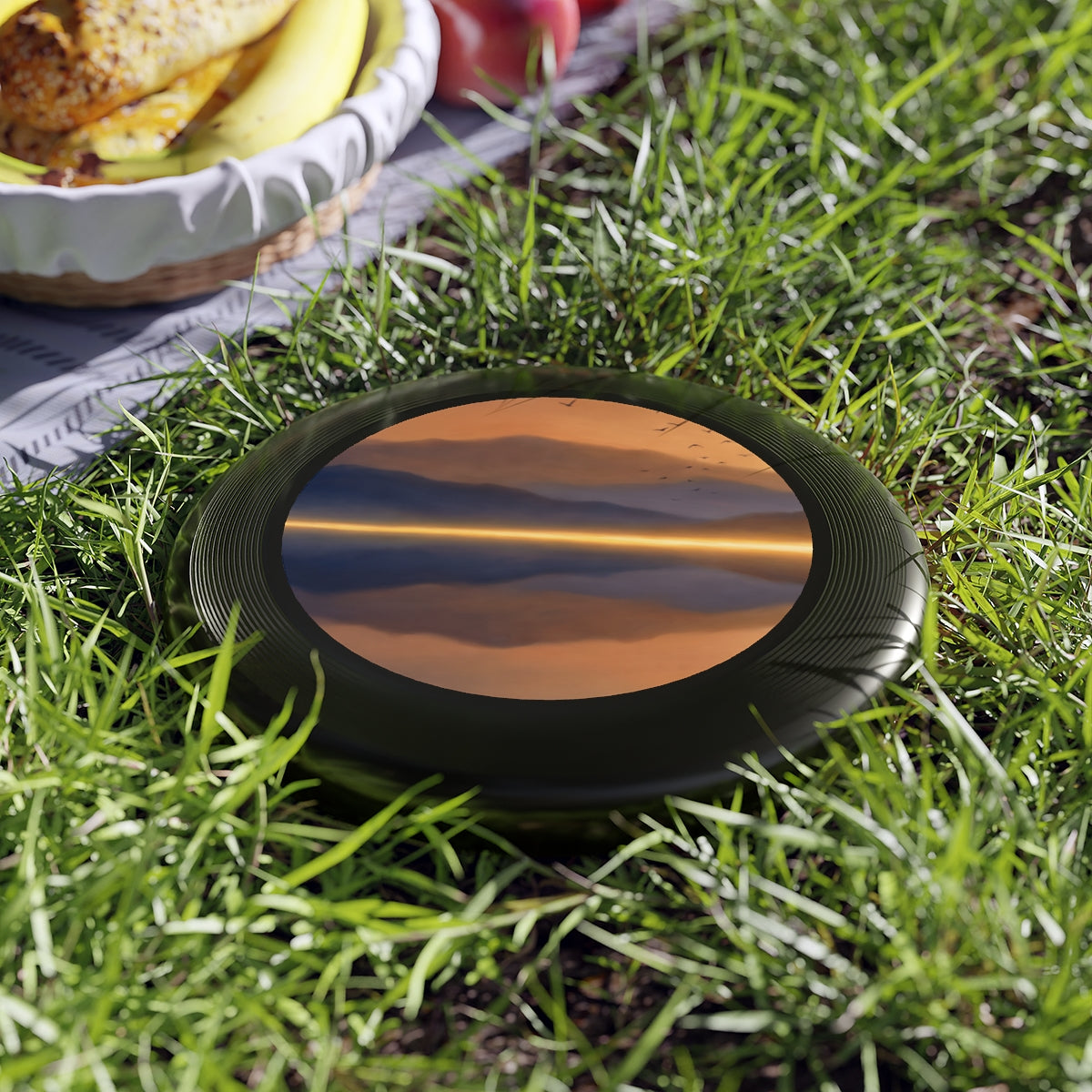 Golden Horizon Lake Landscape Wham-O Frisbee