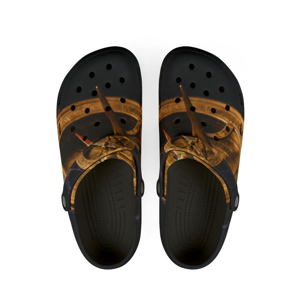 Men's EVA Foam Rubber Shoes Brass Sundial