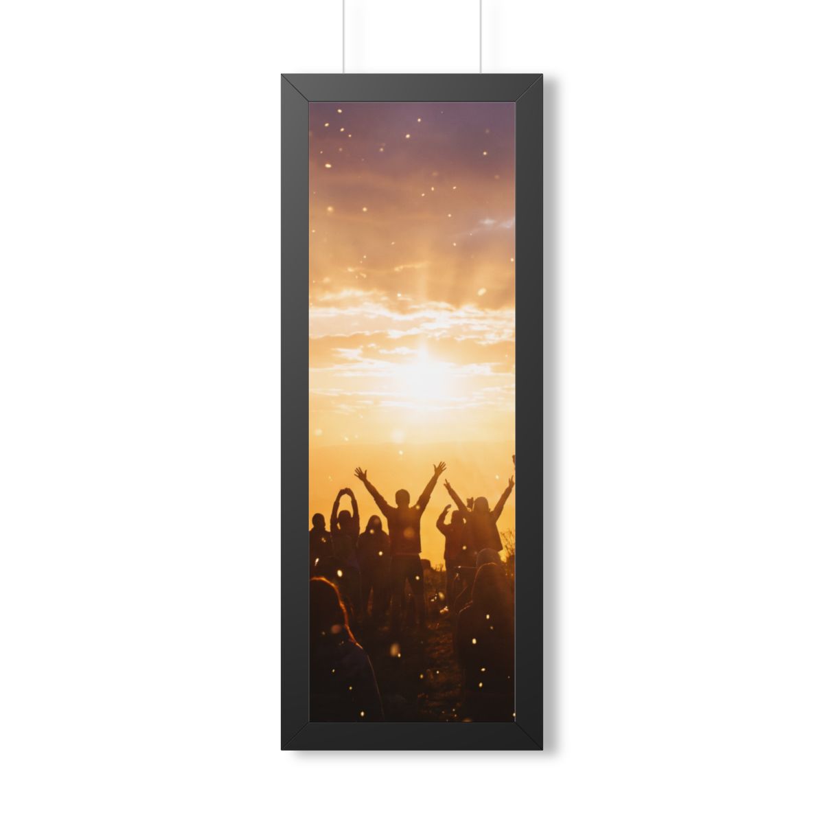 Framed Vertical Poster - Summit Ridge — Black (11×14, 12×16...