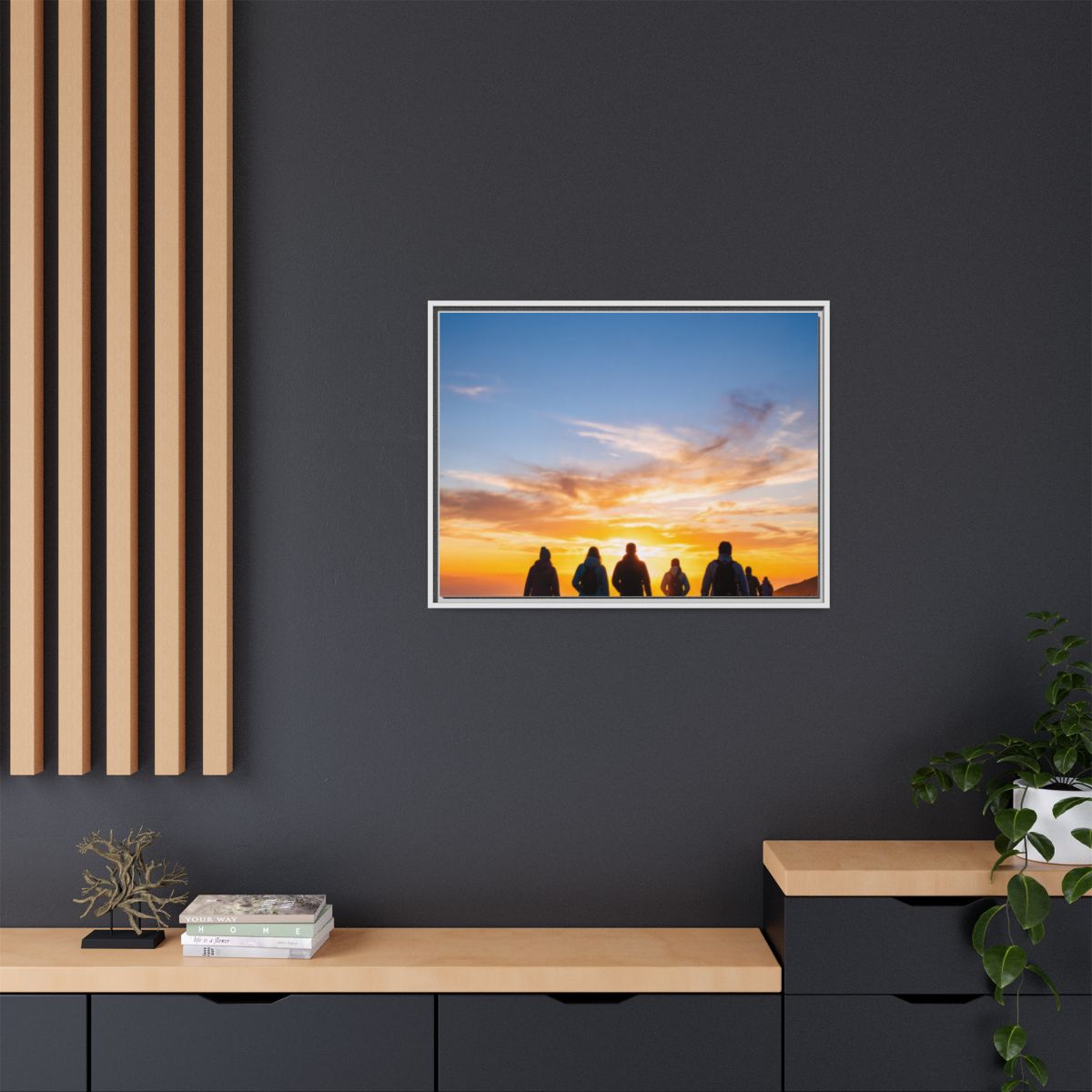 Matte Canvas, Framed - Epic Dawn Trek