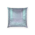 Poly Velvet Pillow - Liminal Corridor Fog Art Print |...