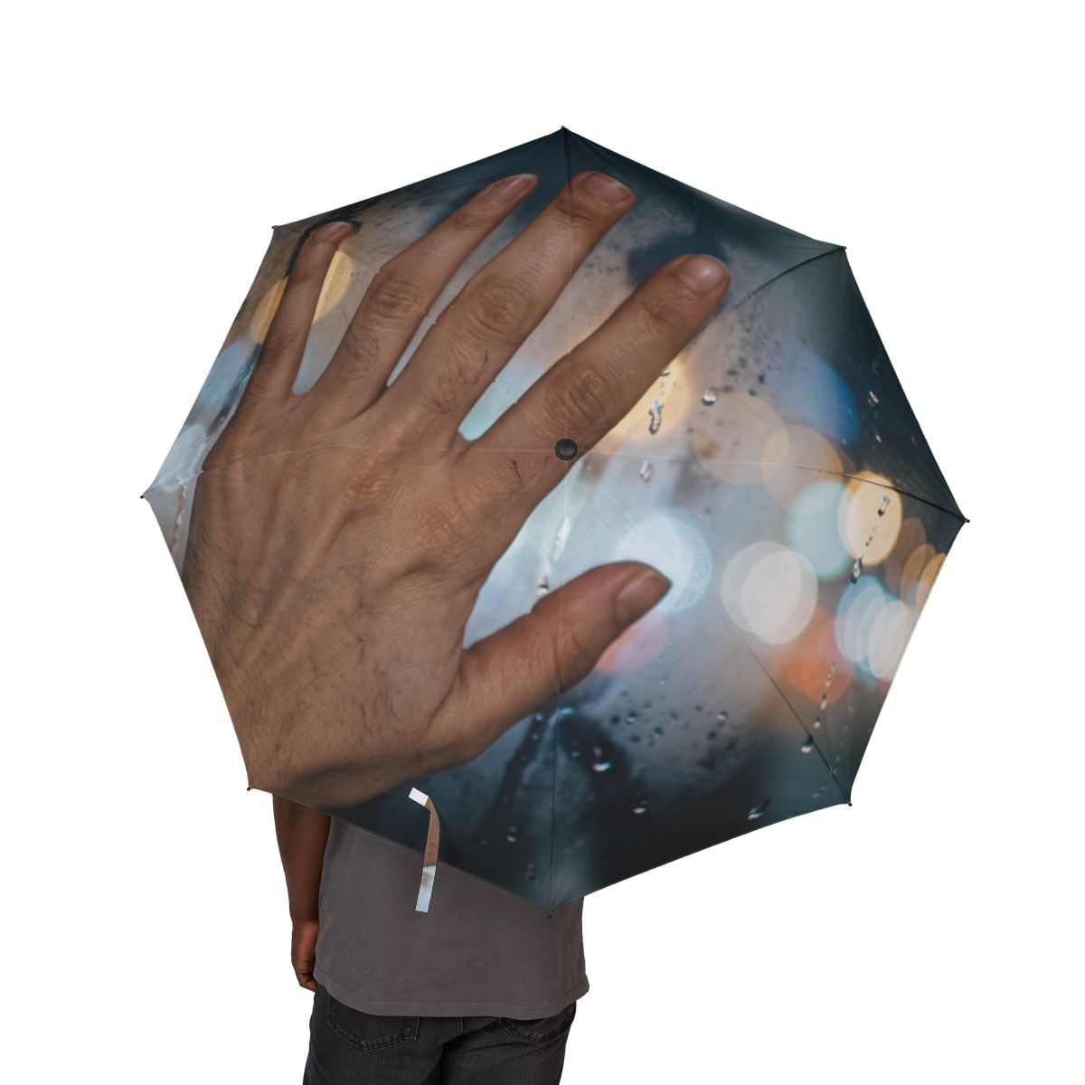 Rainy City Window Foldable Umbrella