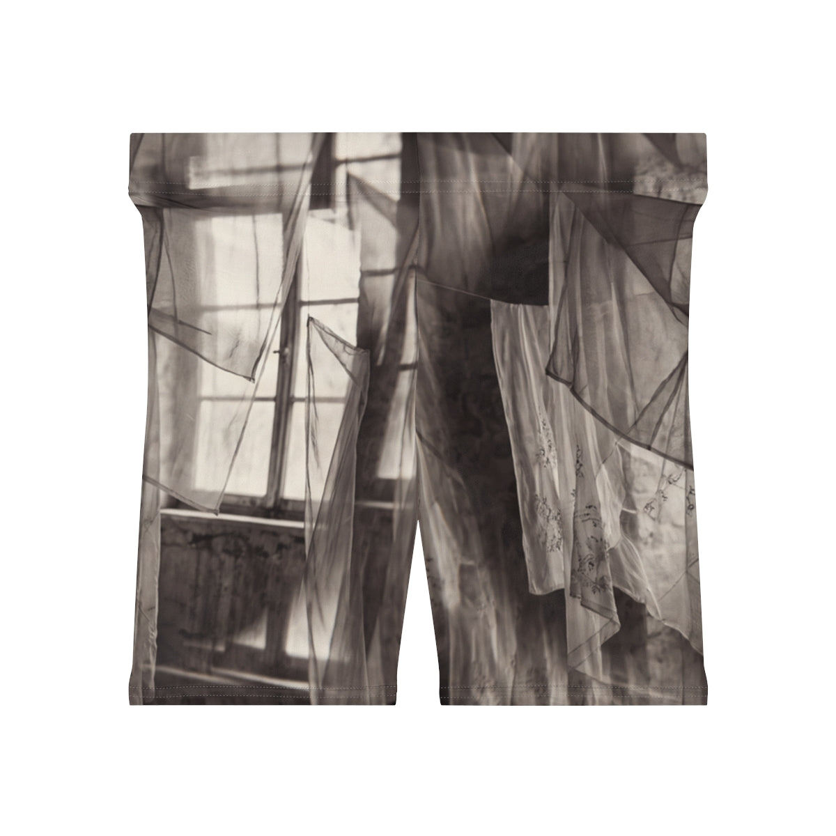 Women's Biker Shorts - Spectral Veils | Echovira Gallery