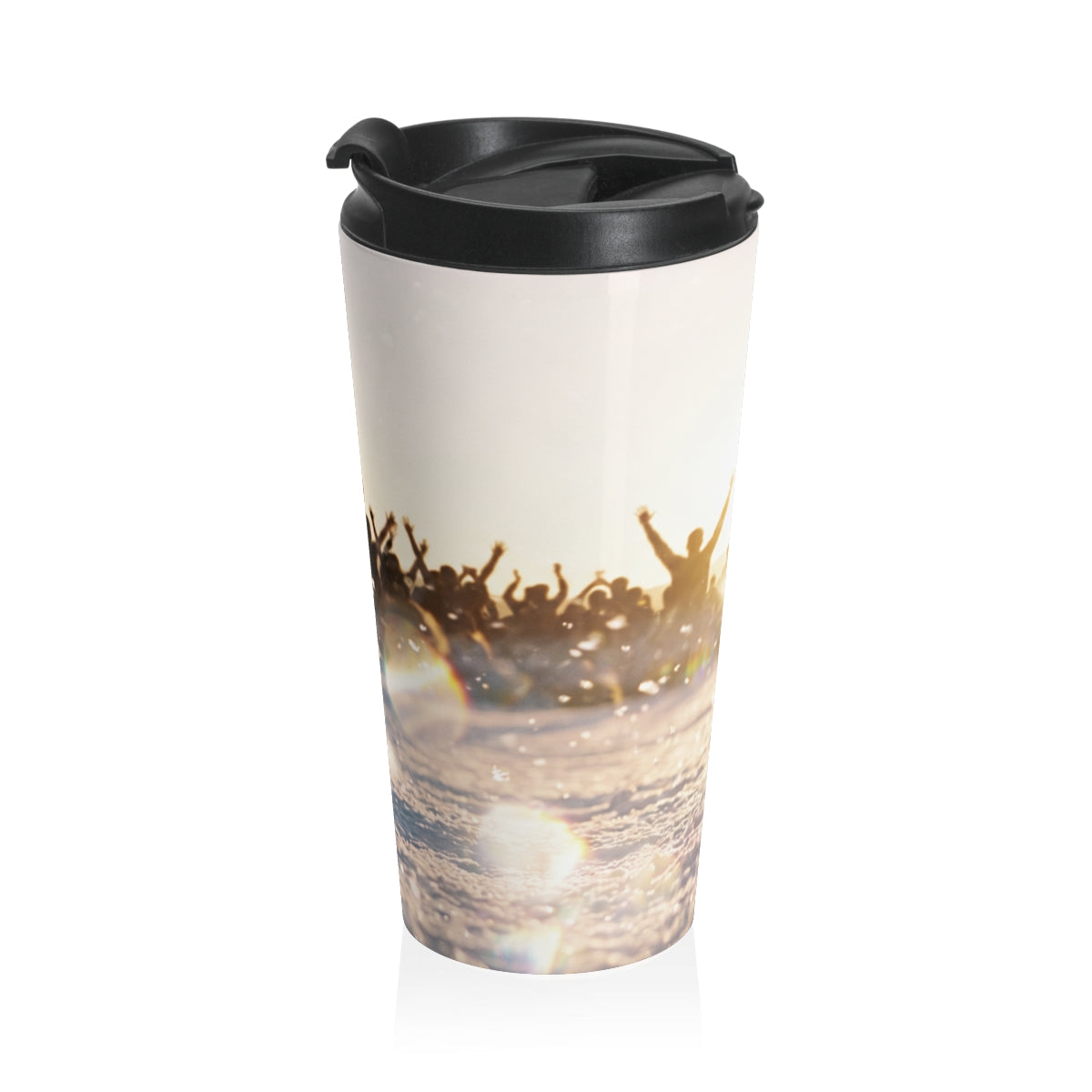 Celebration Sunset Crowd Travel Mug
