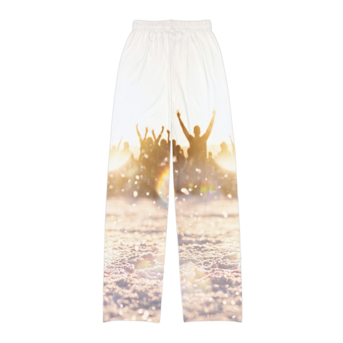Kids Lounge Pants with Golden Hour Crowd Art