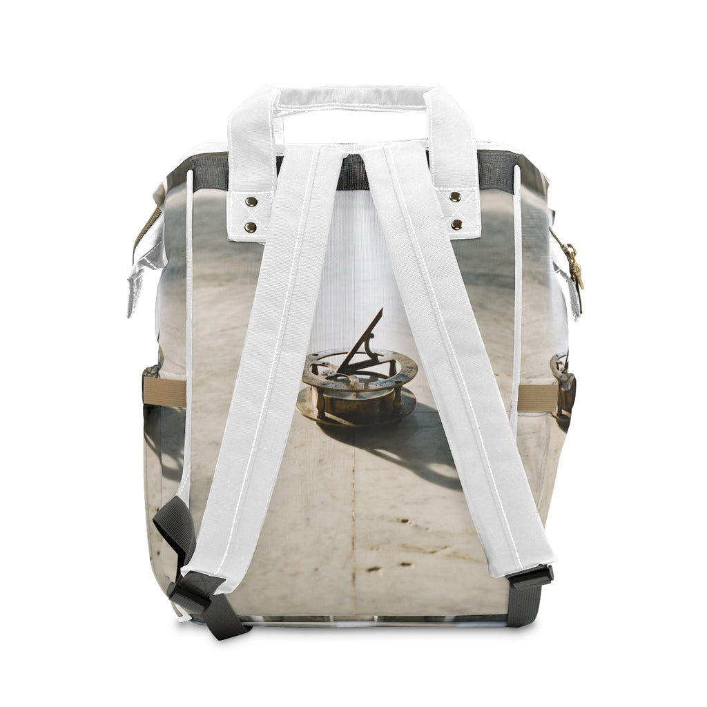 Antique Brass Sundial Diaper Backpack