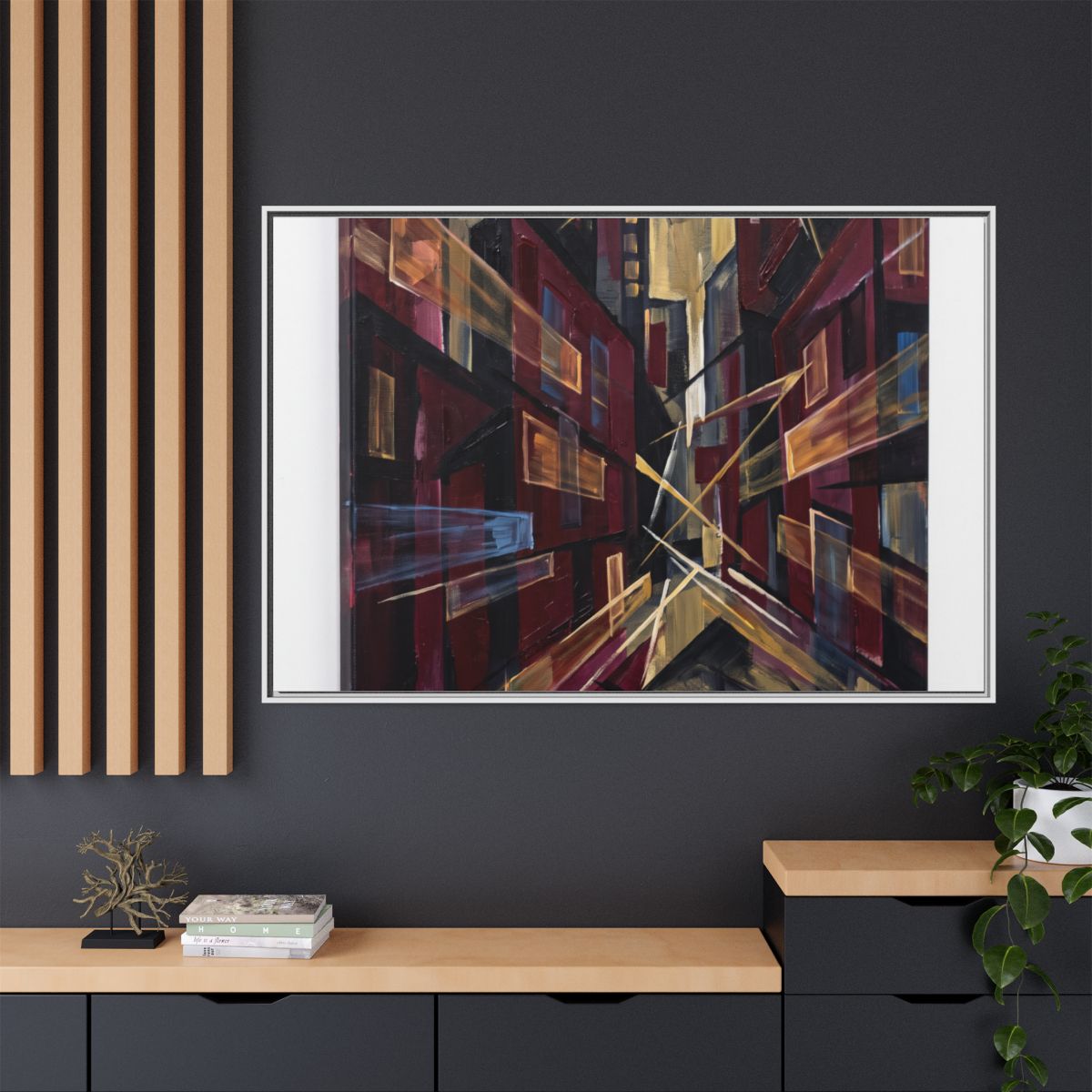 Framed Matte Canvas - Urban Perspective (10×8, 12×9, 14×11...