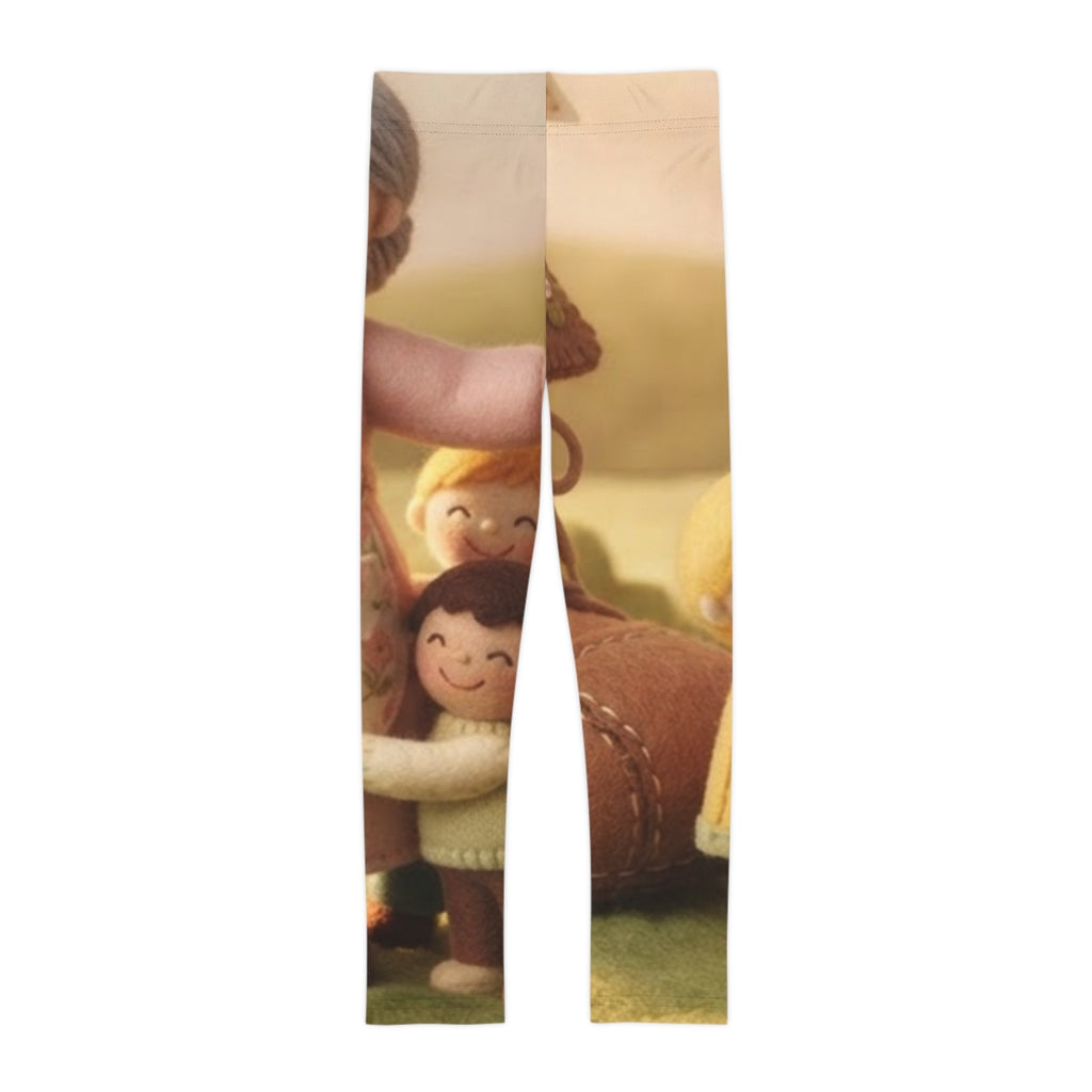 Kids Leggings - Home Sweet Home Felt Art | Echovira Gallery