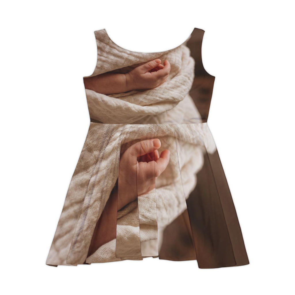 Women's Skater Dress - Tender Newborn Hand in Soft Muslin......
