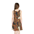 Robe d'été sans manches fille avec dragon de conte