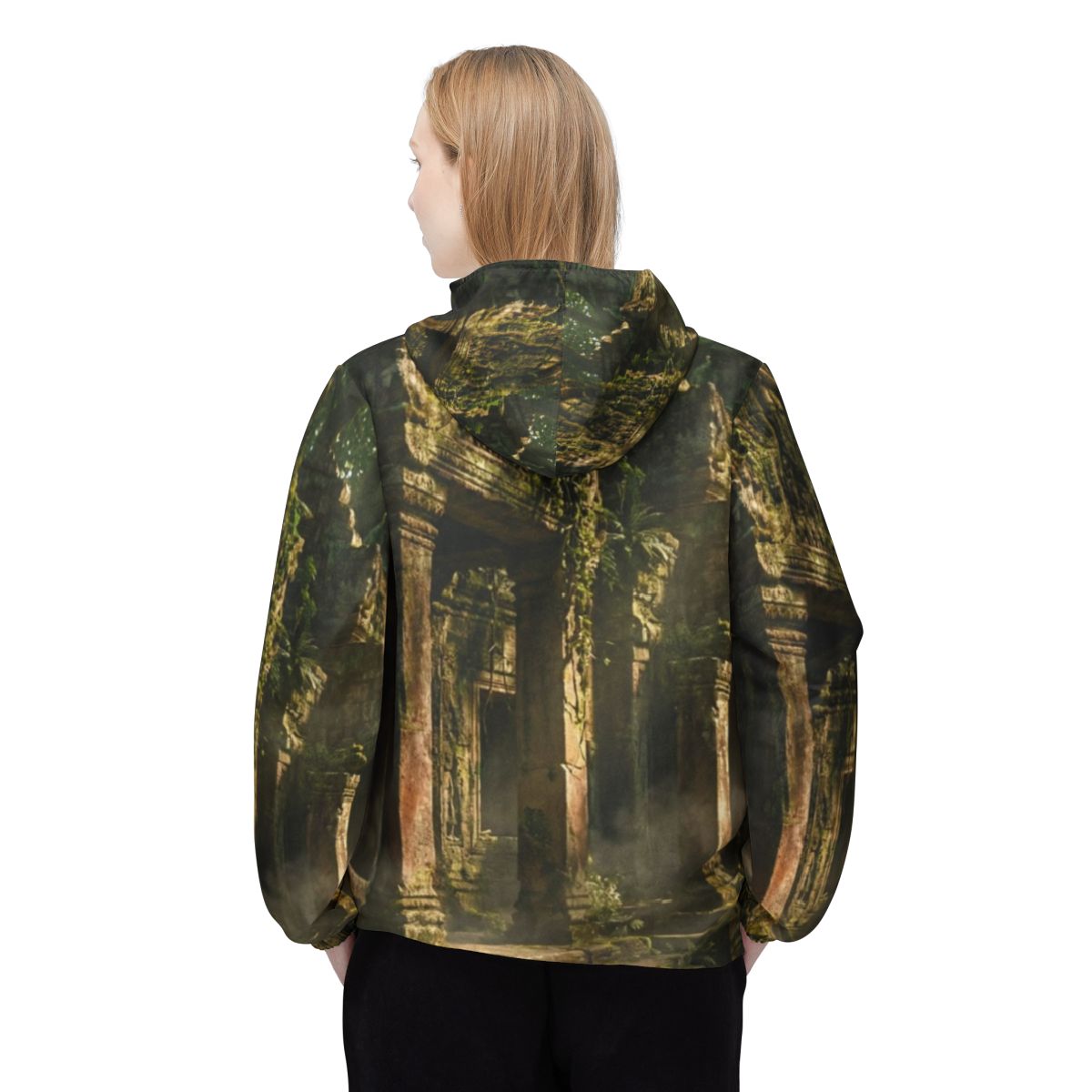 Unisex Windbreaker - Ancient Sanctuary | Echovira Gallery