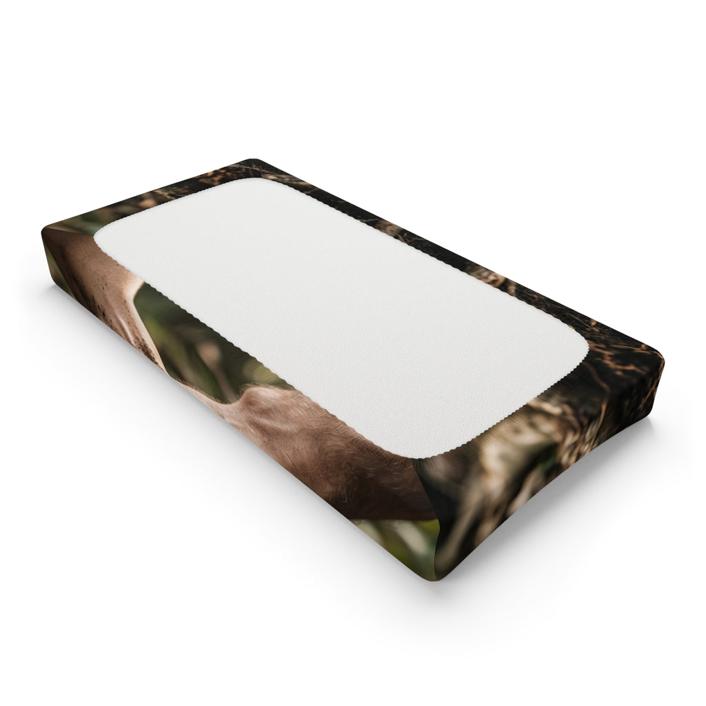 Baby Changing Pad Cover with Forest Roots Art
