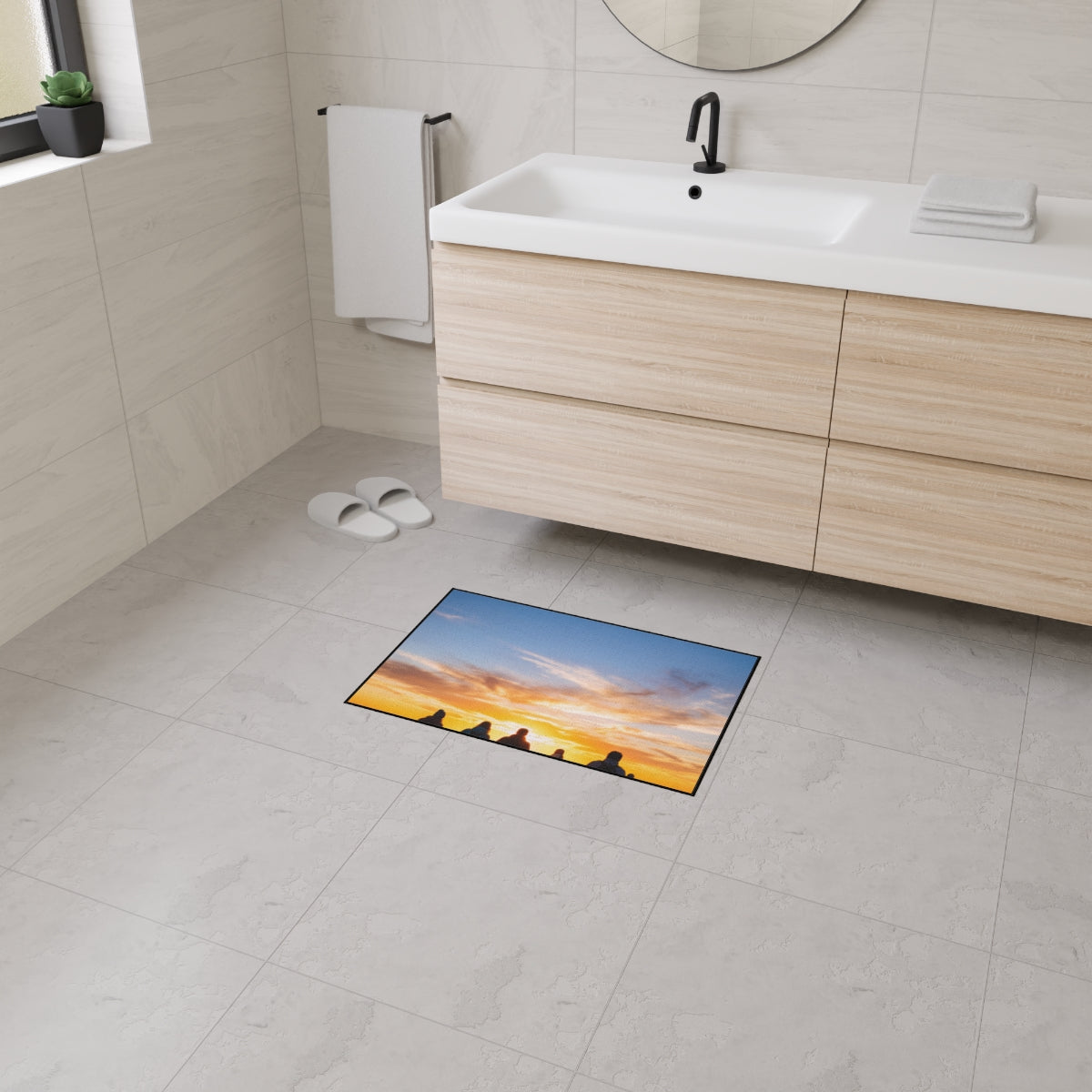 Floor Mat - Golden Sunset Trek