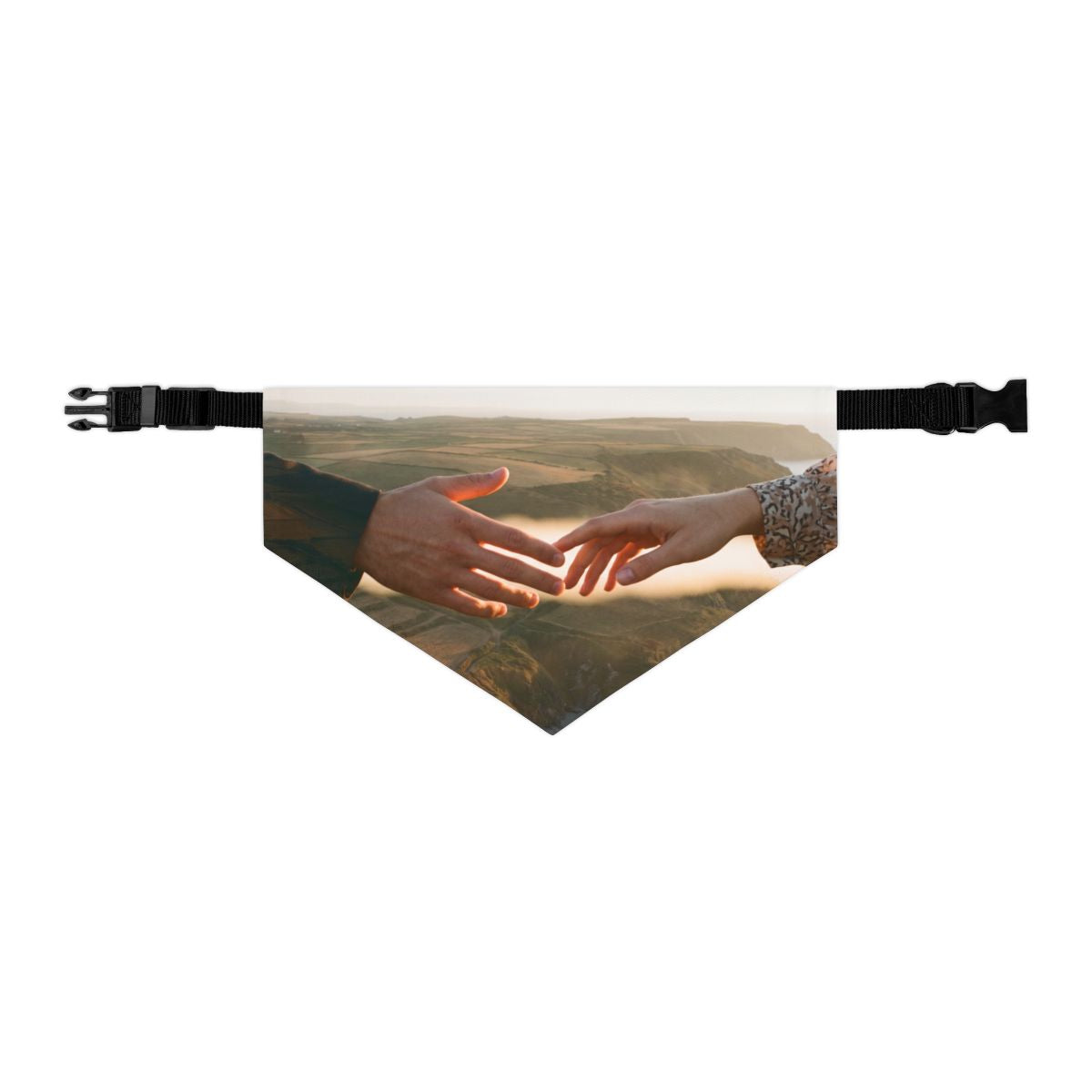 Pet Bandana Collar - The Infinite Touch | Ethereal Coastal...