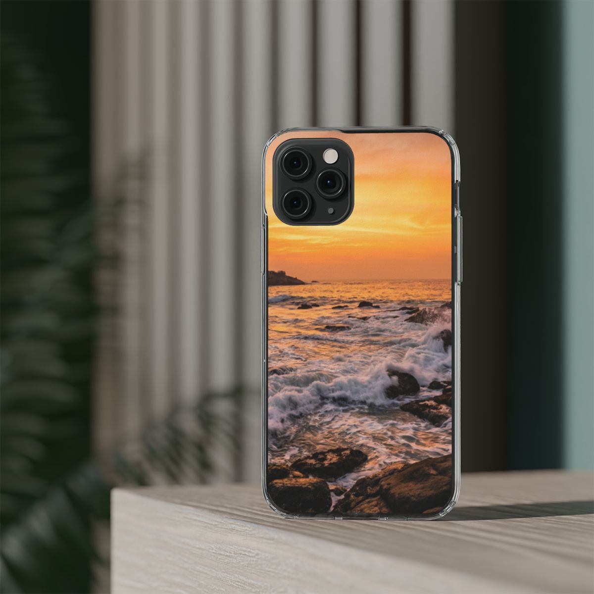 Clear Impact-Resistant Cases - Clear Phone Case - Golden...