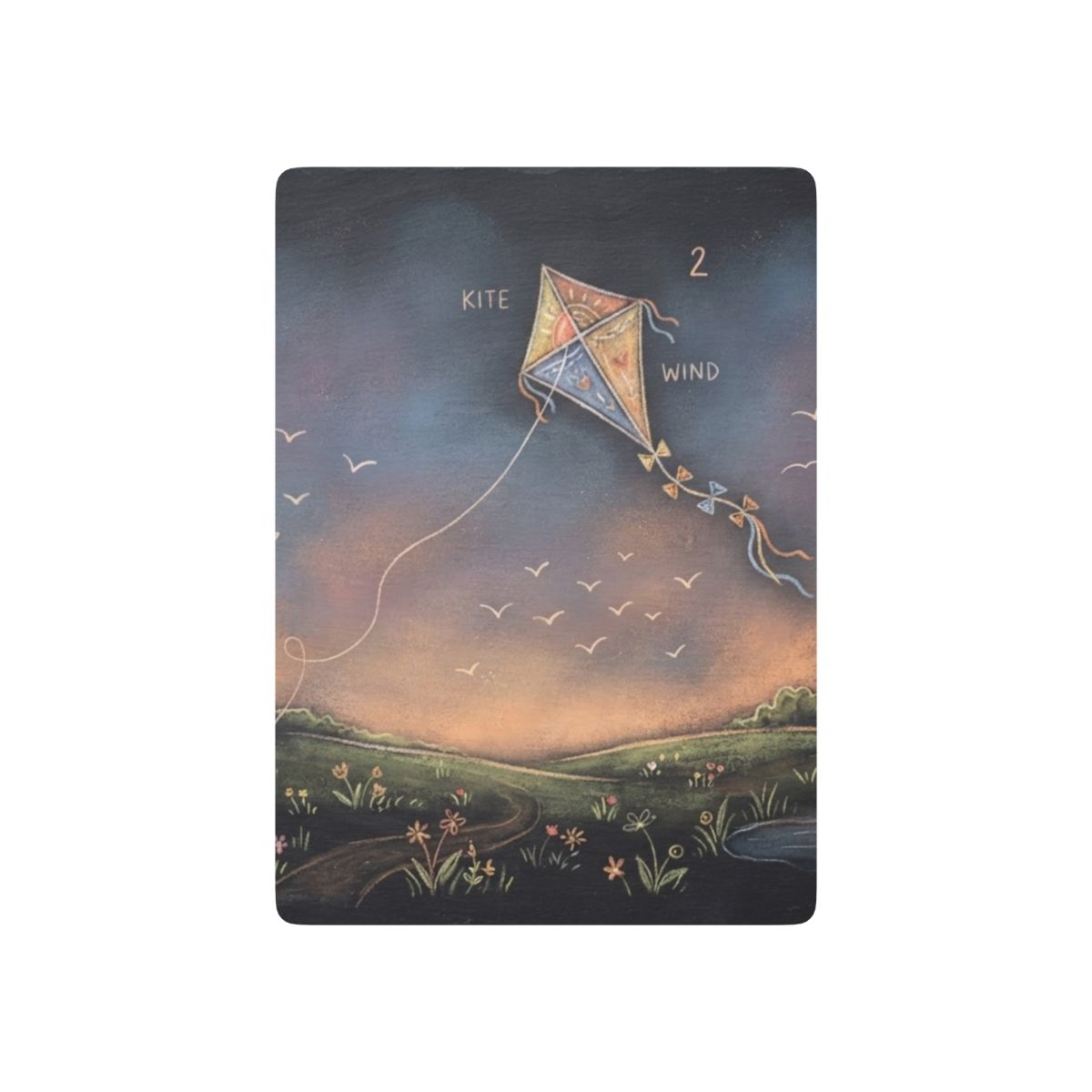Poker Playing Cards - Twilight Kite Meadow | Echovira...