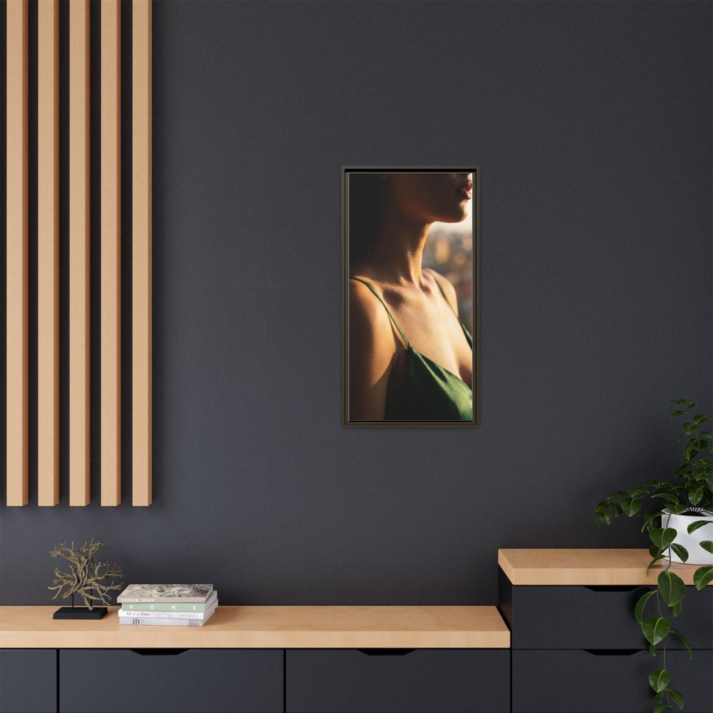 Framed Matte Canvas - Sunlit Muse
