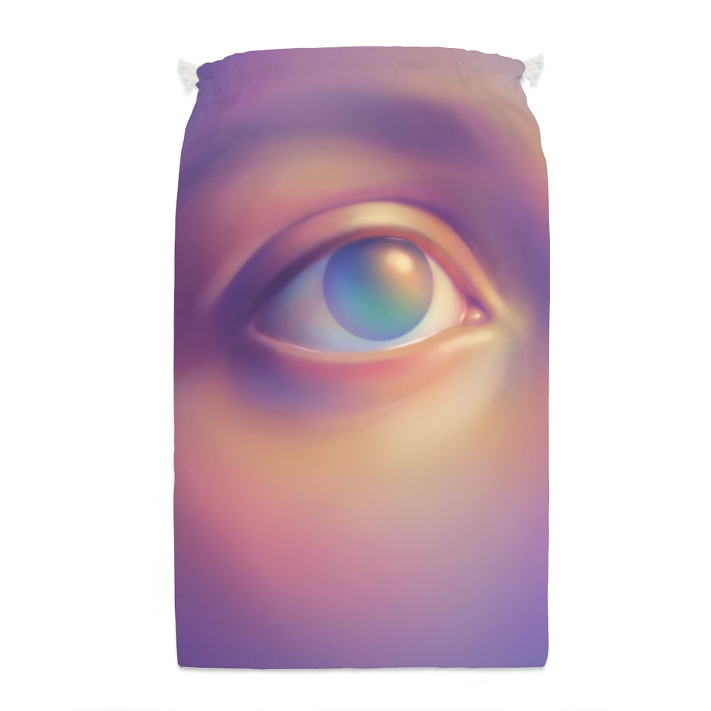 Sack - Luminous Cosmic Iris Storage Bag | Echovira Gallery