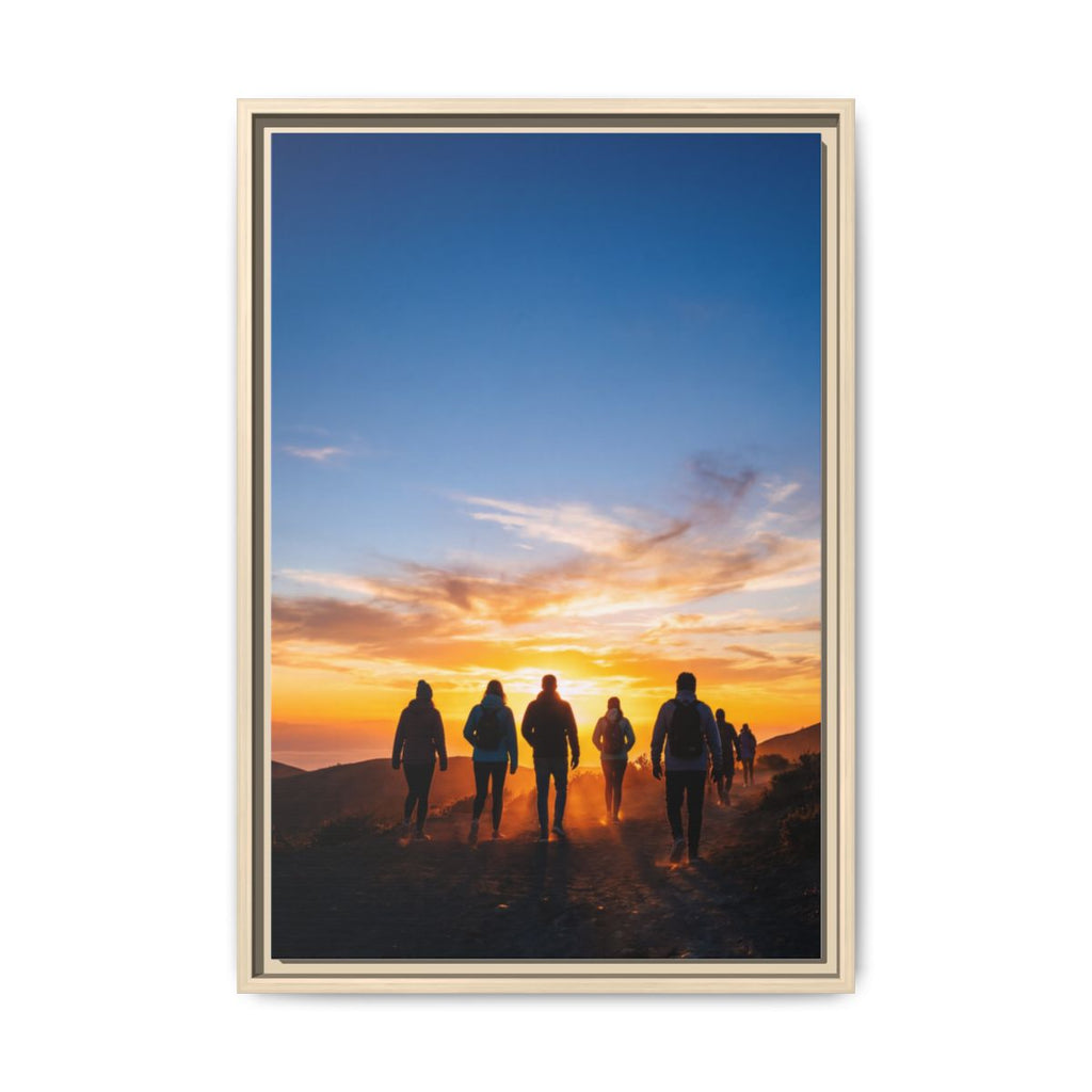 Matte Canvas, Framed - Epic Dawn Trek