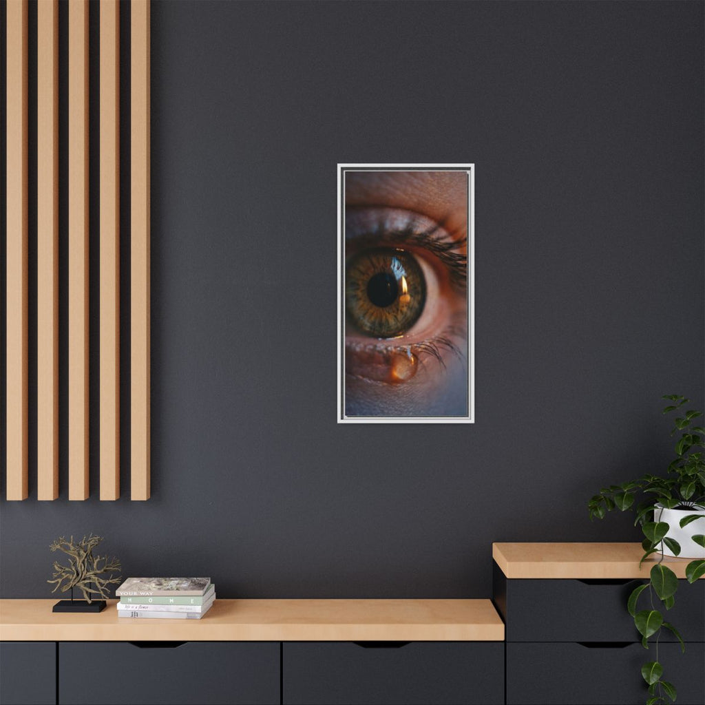 Matte Canvas, Framed - Luminous Tear