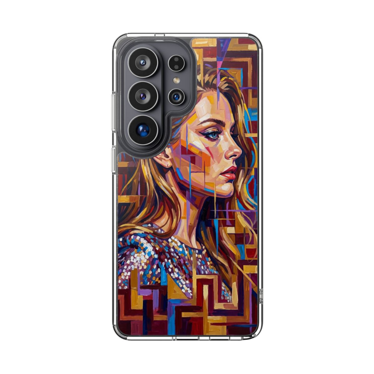 Clear Impact-Resistant Case - Shattered Elegance | Echovira...