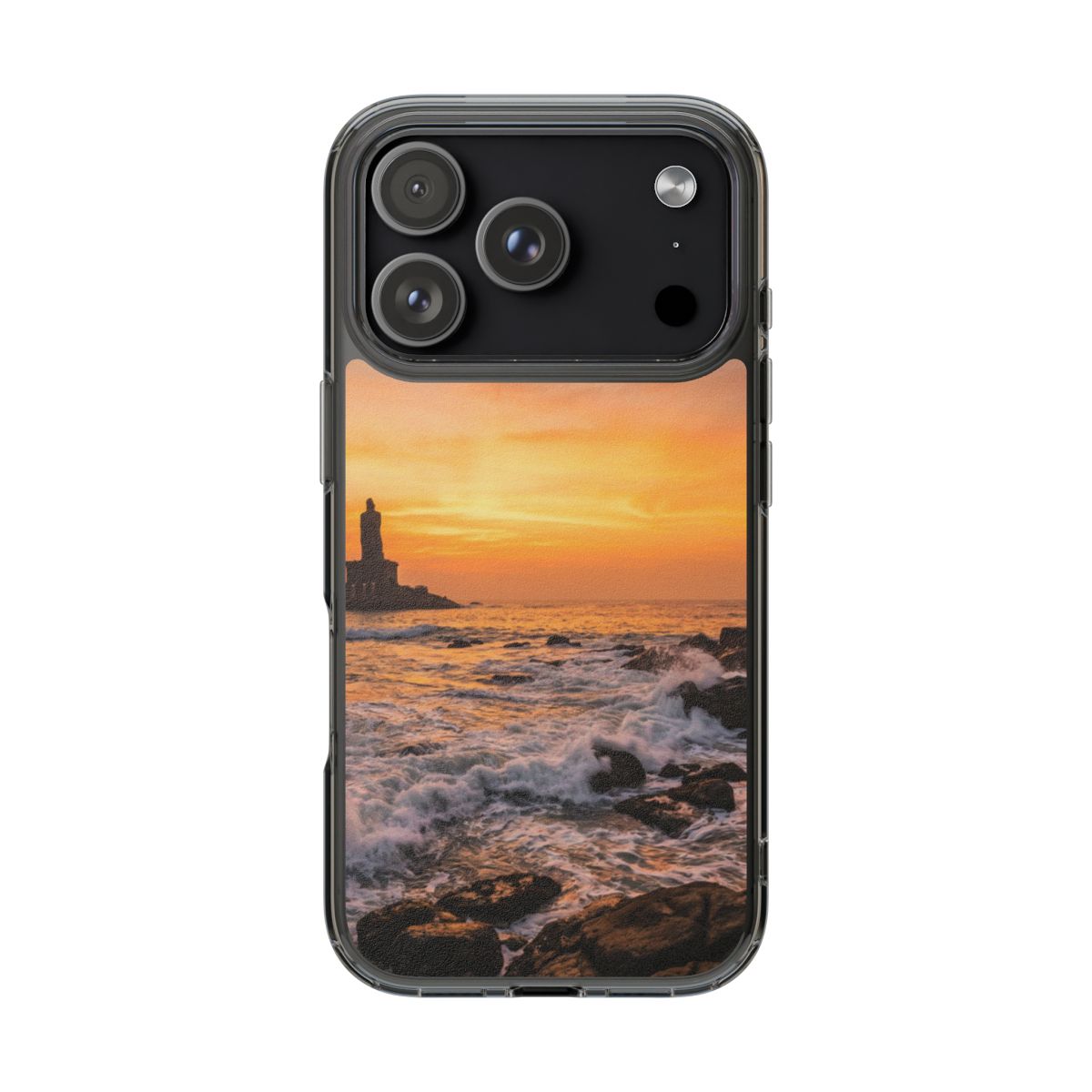 Clear Impact-Resistant Cases - Clear Phone Case - Golden...