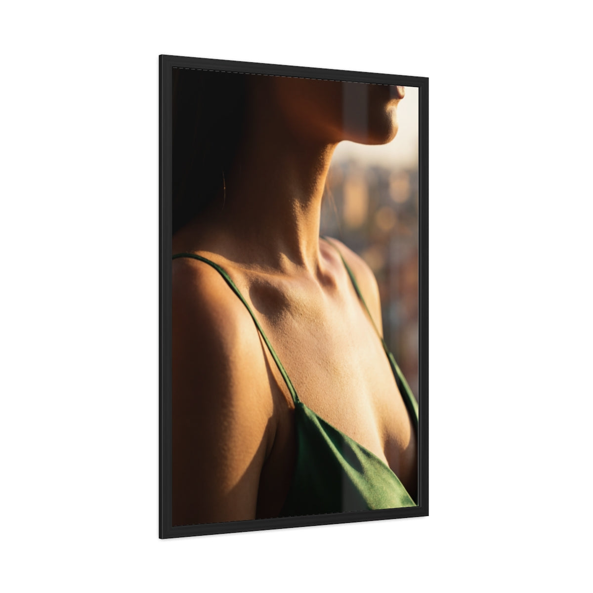 Framed Poster - Sunlit Muse Gallery Art — Portrait