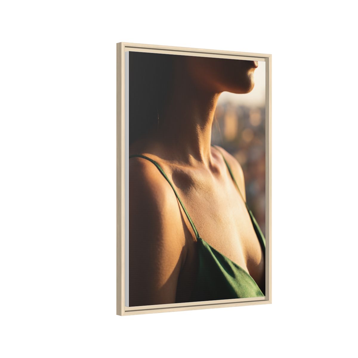 Framed Matte Canvas - Sunlit Muse