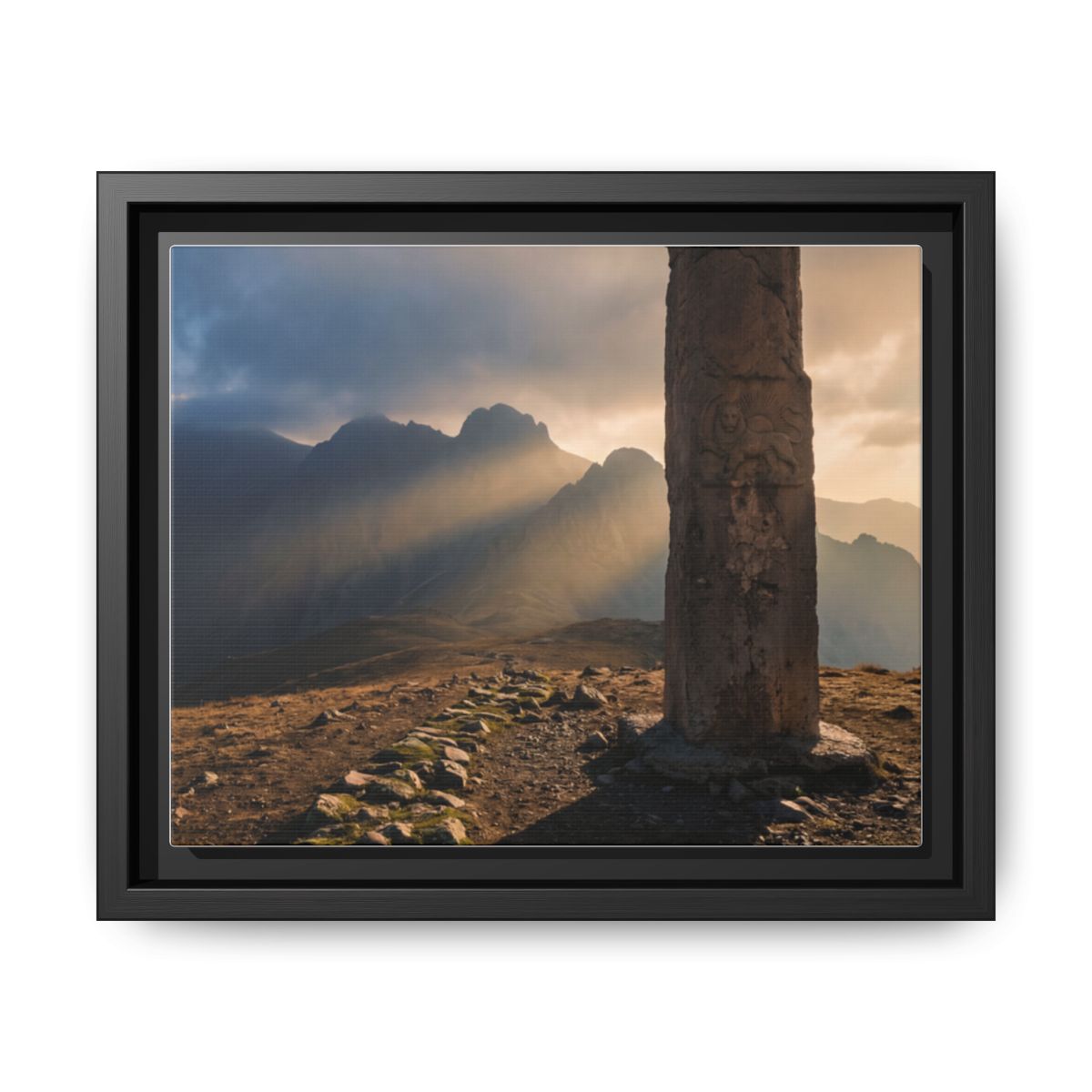 Gerahmte mattierte Leinwand - Mystisches Erbe