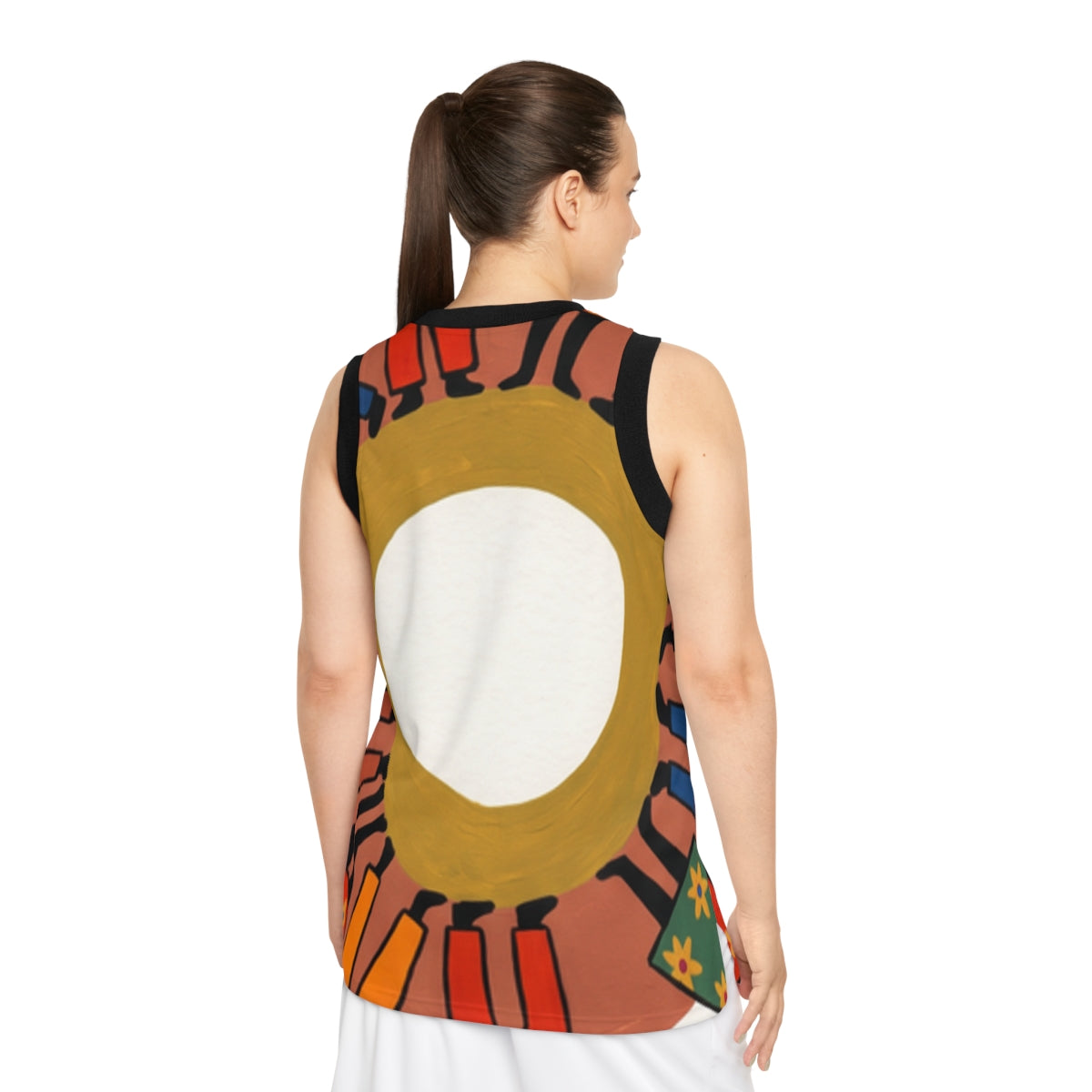 Unisex Basketball Jersey - Unity Mandala | Echovira Gallery