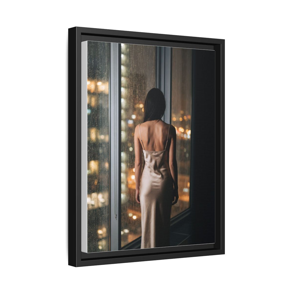 Gerahmte matte Leinwand - Cinematic Nights — Schwarz / 3,175 cm