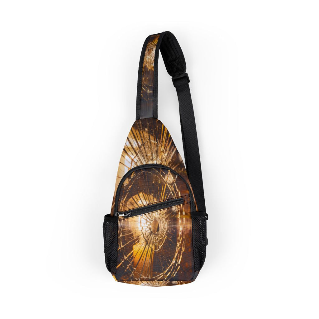 Chest Bag - Fractured Light Cinematic Broken Glass Art |...