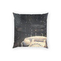 Poly Velvet Pillow - Luminous Retro Phone | Echovira Gallery