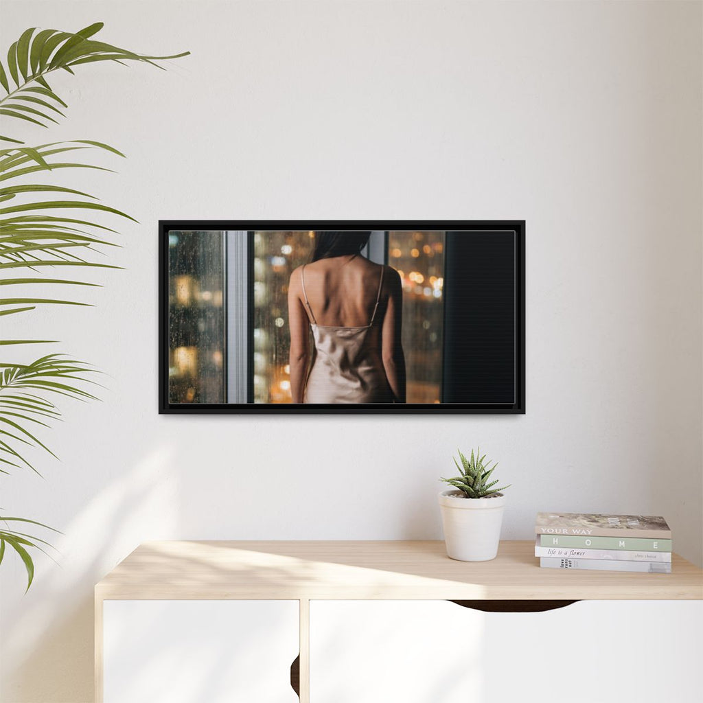 Framed Matte Canvas - Cinematic Nights — Black / 1.25"