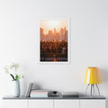 Framed Vertical Poster - City Lights (11×14, 12×16, 16×16......