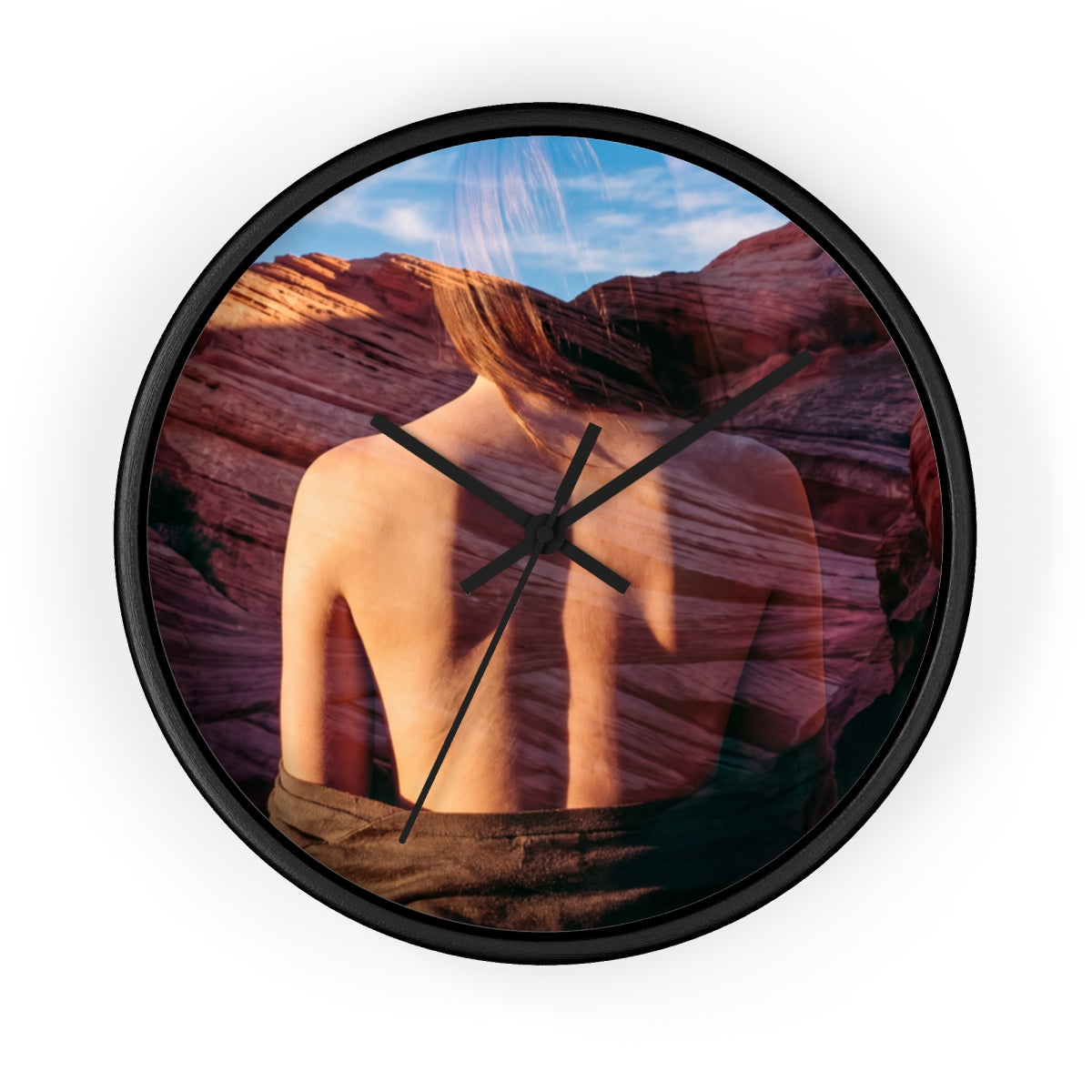Wall Clock - Canyon Mirage | Echovira Gallery