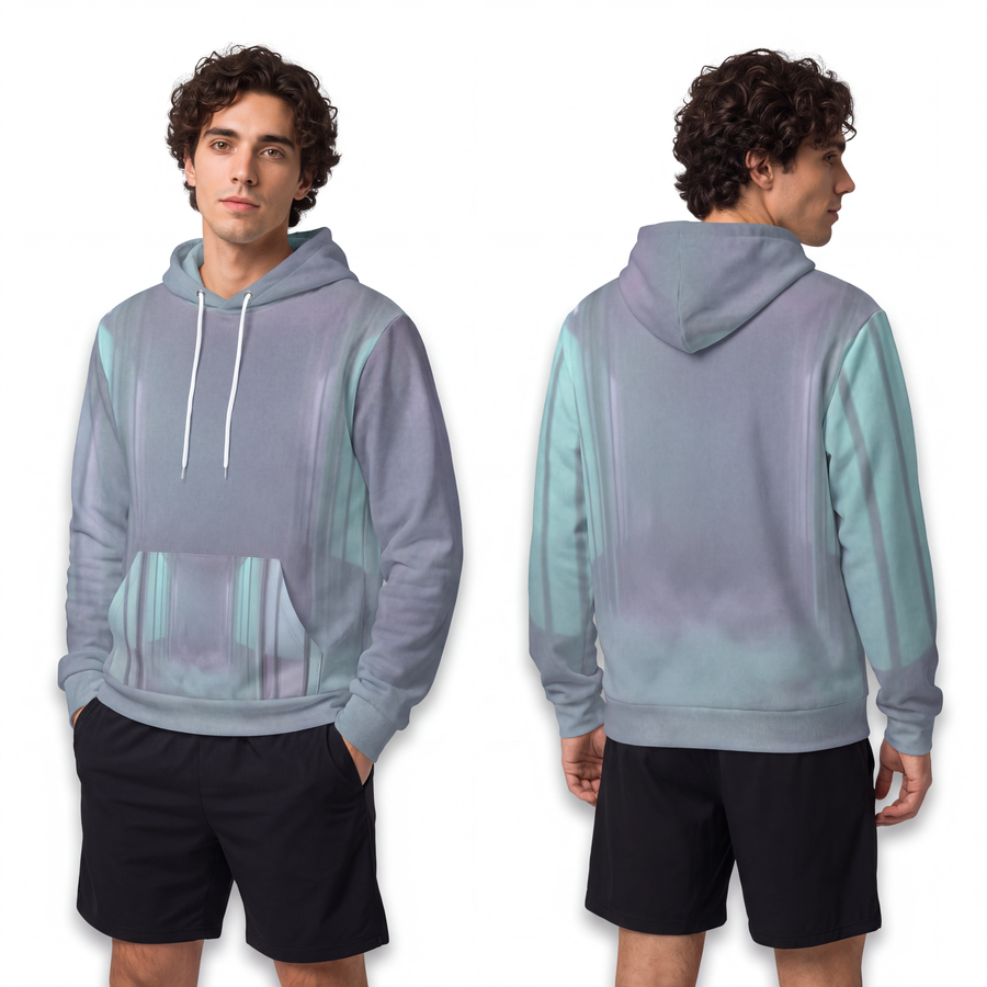 Men's Fashion Hoodie - Liminal Fog Office