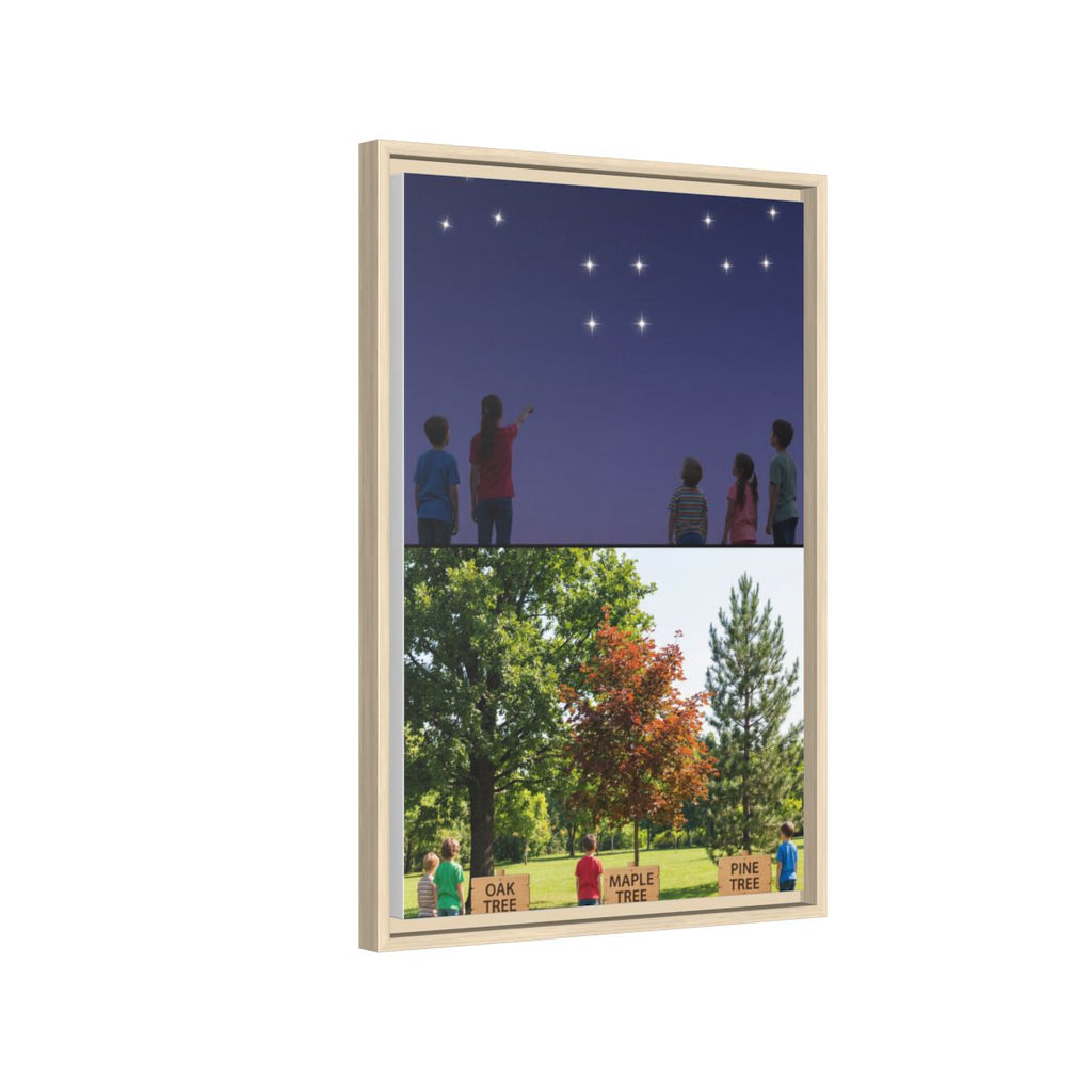 Framed Matte Canvas - Discovery — Natural / 1.25"