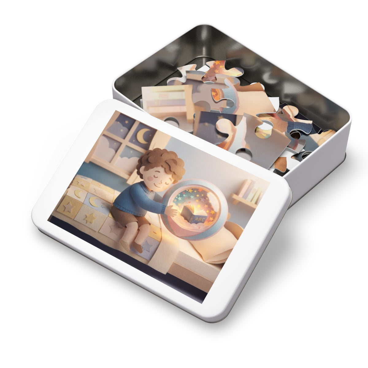 Jigsaw Puzzle with Tin - Bedtime Reader Magic (30, 110, 252...